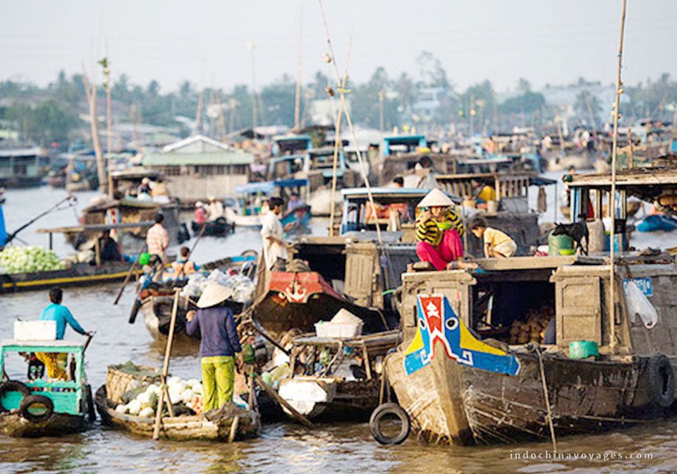 Cho noi Cai rang Mekong delta