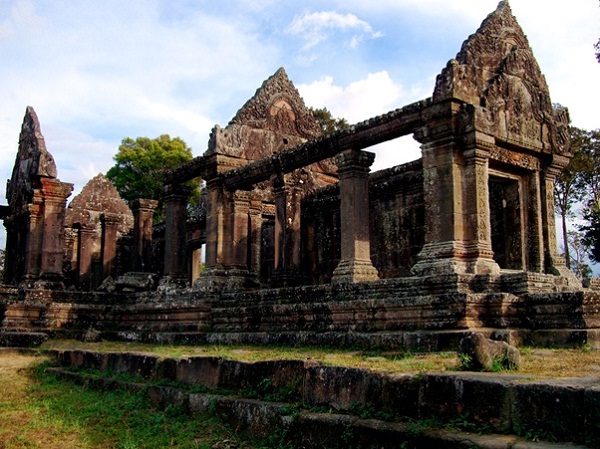 Preah Vihear Temple with an ancient beauty