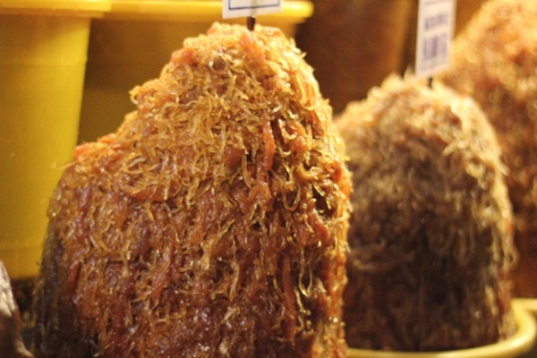Fermented and dried fish is decorated as Mam Mountains