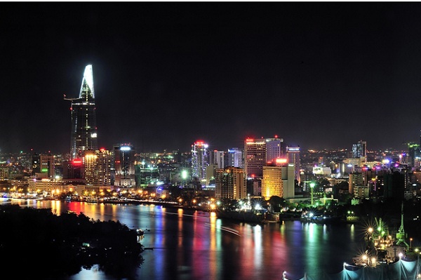 … is totally contrast to the modern life in Ho Chi Minh City.