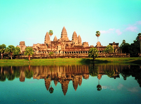 Angkor Wat, one of Angkor’s largest Khmer temples