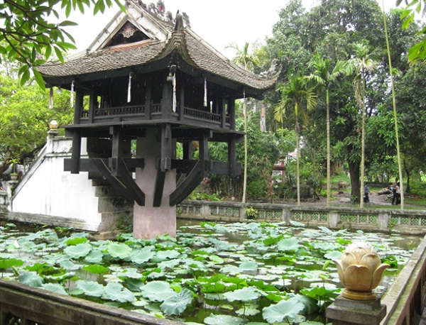 One Pillar Pagoda, one of Vietnam’s most iconic monuments