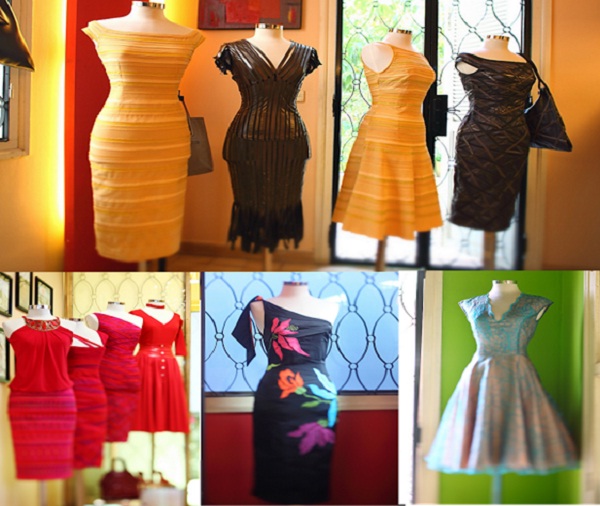 Stunning silk dresses