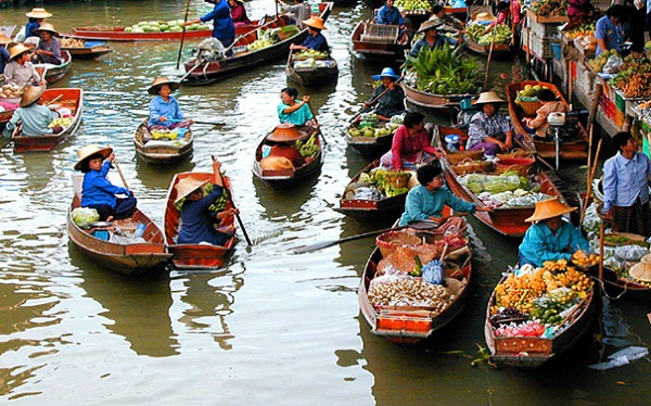 Cai Be Floating Market – where you can learn about the daily lives of locals