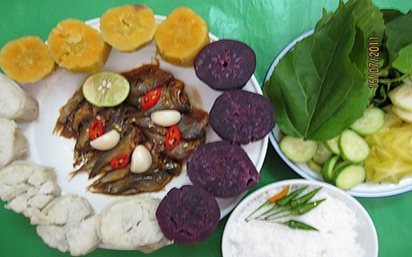 Sweet potato served with fish sauce used to be a popular dish of the poor