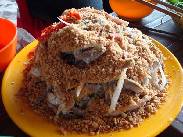 Herring fish salad
