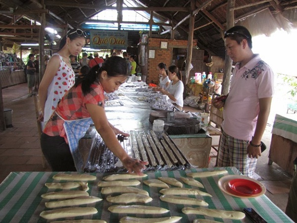 This is where people make coconut candy