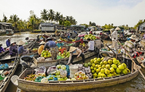 Floating market