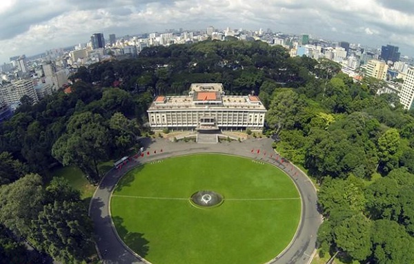 Overall view of the Reunification Hall