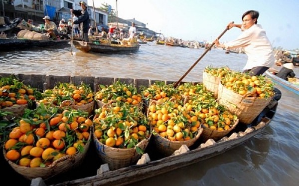 Floating market