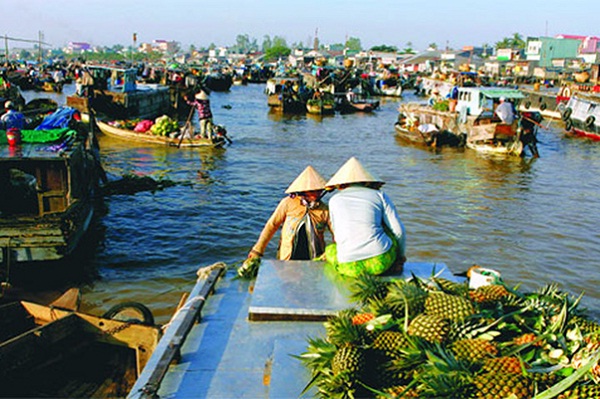 Floating market