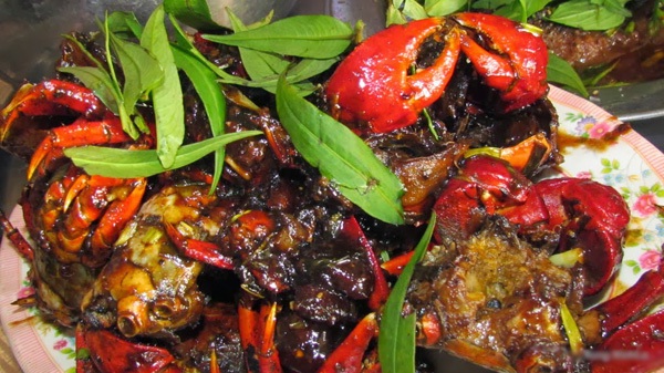 Chu u grilled with tamarind sauce