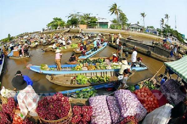 Floating market