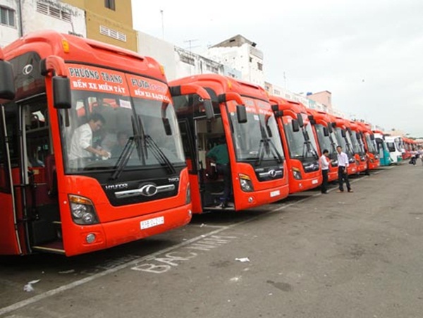 FuTa Bus Line in Mien Tay bus station