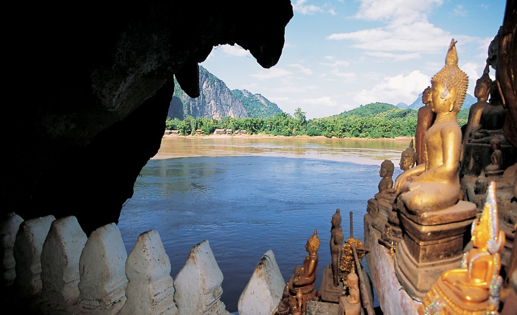 Cruise up the Mekong River to Pak Ou Caves