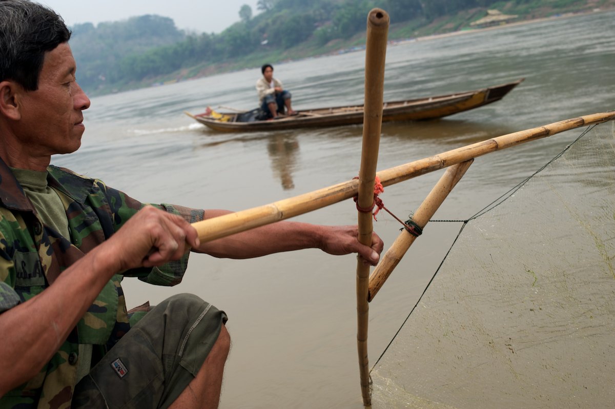 Fisherman on the Mekong