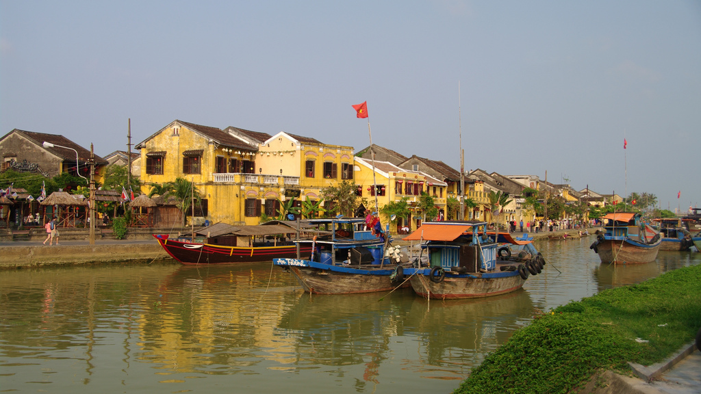 In November, the climate in Hoi An is wet