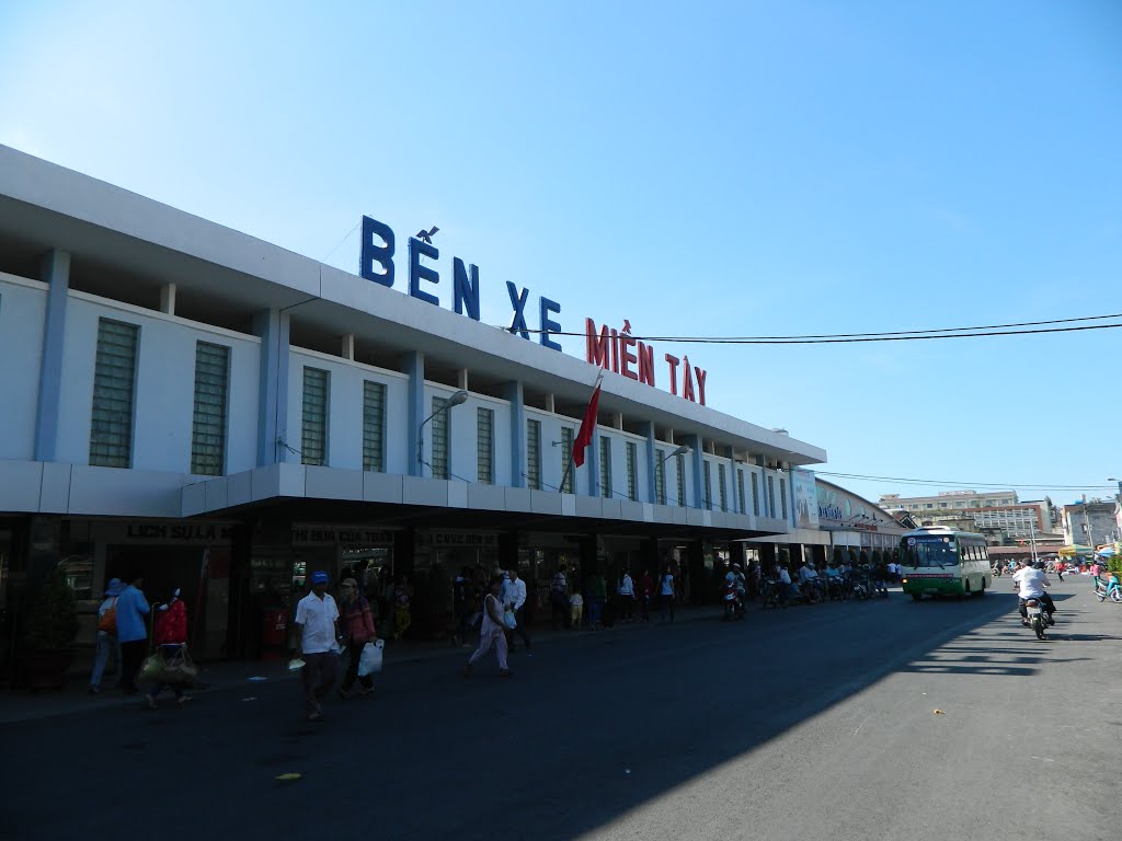 Mien Tay Bus Station in Saigon