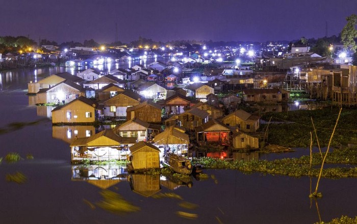 Chau Doc in wet season