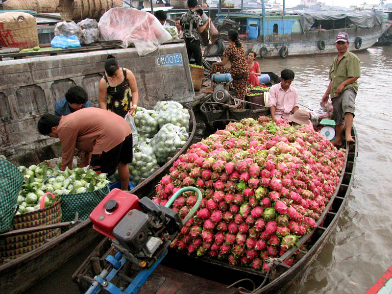 Chau Doc floating market