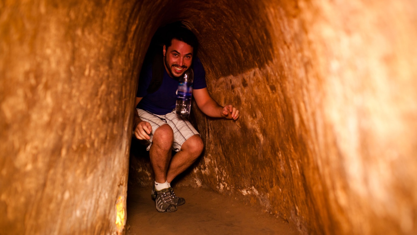 Explore Cu Chi Tunnels by yourself