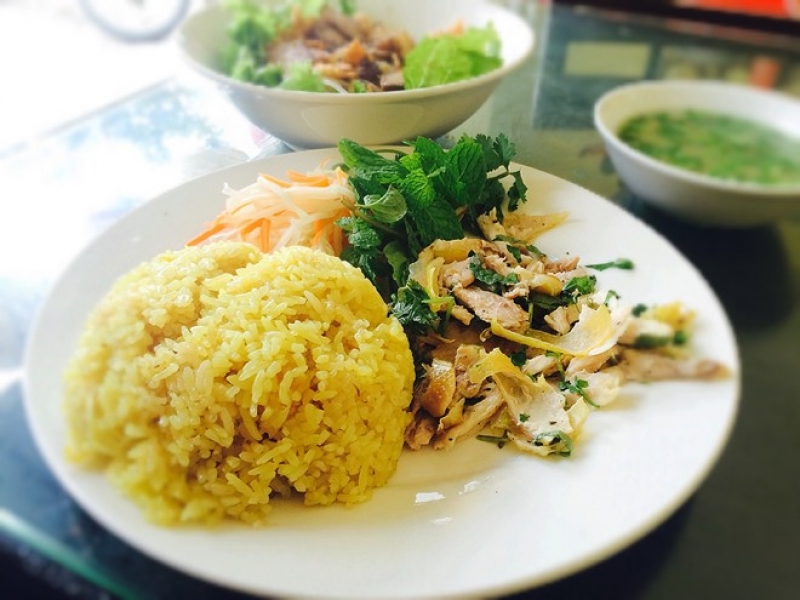 Hoian chicken rice