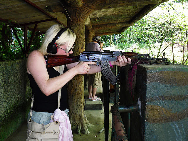 Shooting in Cu Chi