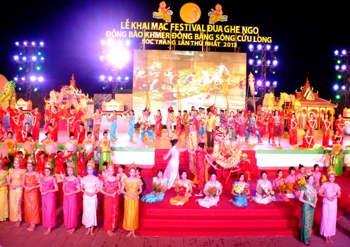 Traditional festival of Khmer people in Mekong Delta