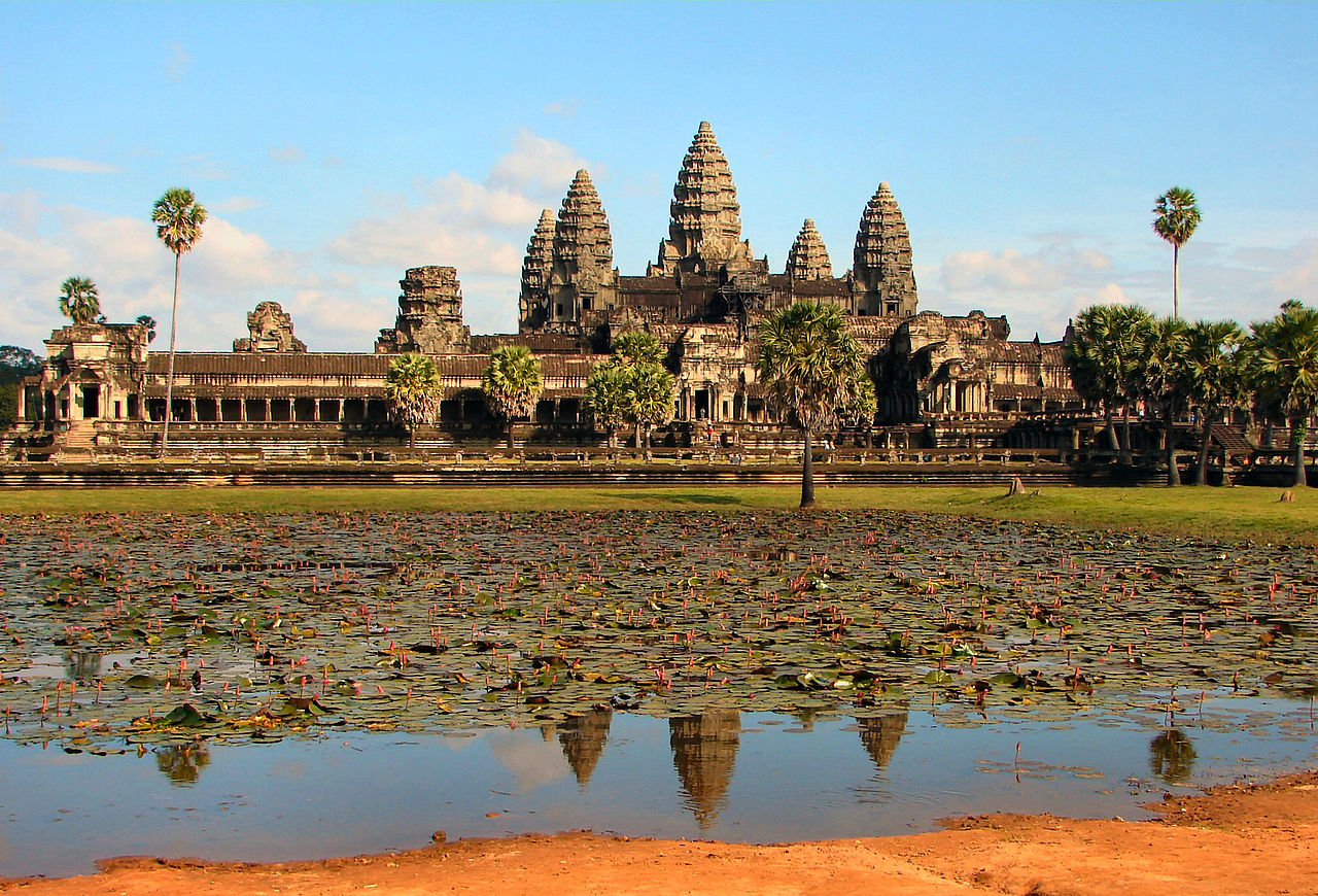 Angkor Wat, the largest religious monument in the world 