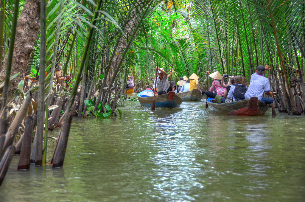 Boat trip in Ben Tre