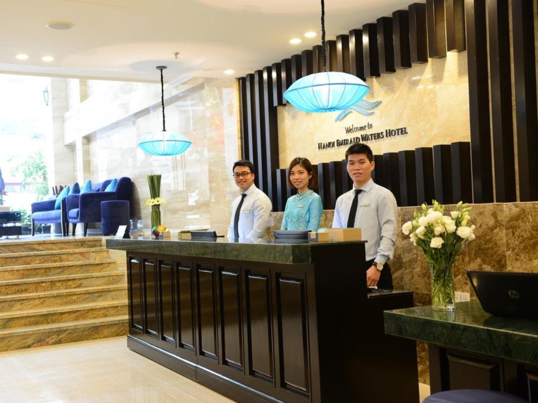 The receptionists of Hoian Emerald Waters Hotel and Spa are very friendly