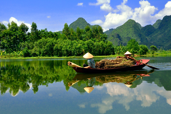 The beauty of Mekong Delta in April