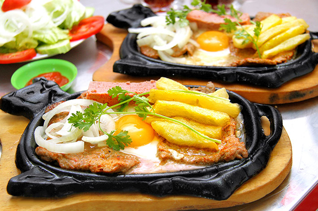 A tasty beef dish is an ideal breakfast