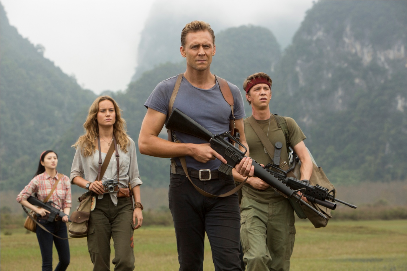 Skull Island cast in Vietnam