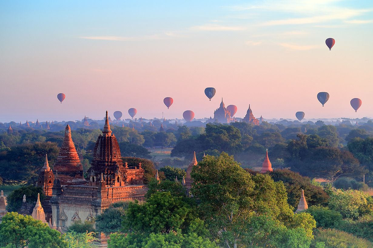 The ancient Bagan capital of Myanmar 