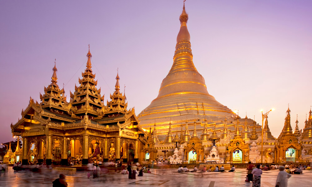 Shwedagon Pagoda in Yangon – the pride of Myanmar people