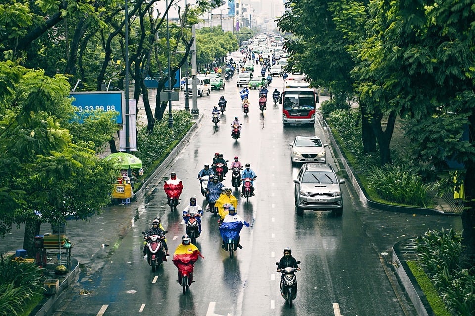 Saigon is clearer and brighter after a shower