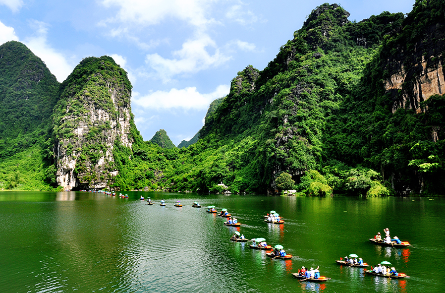 The very beautiful weather of Ninh Binh