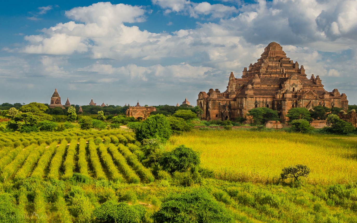 Bagan owns religious buildings with magnificent architecture