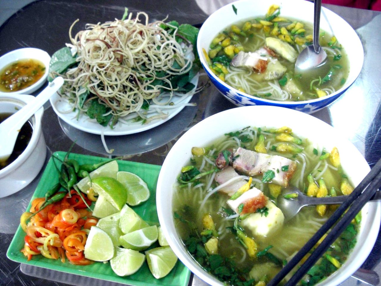 Chau Doc Rice Noodle Soup in Saigon