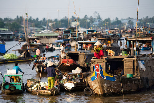 Cai Rang floating market