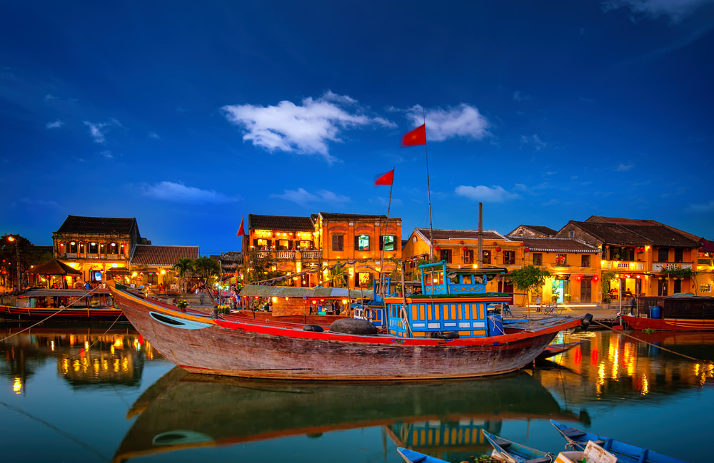 Hoi An is a lively colorful picture