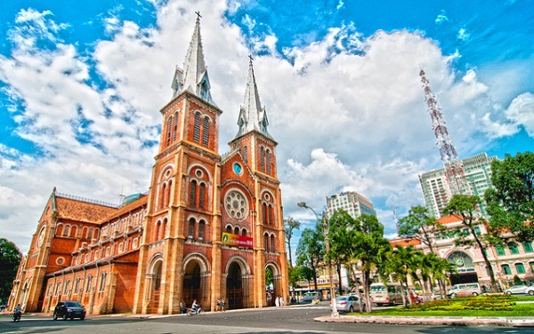 The Notre Dame Cathedral- a spotlight in Saigon