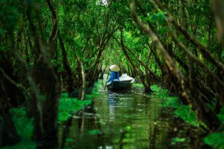 Floating on Mekong Delta to Phnom Penh