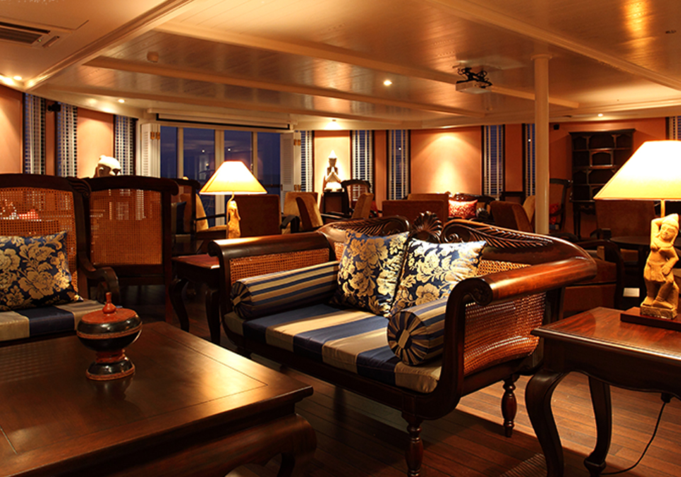 Lavish Lounge on Jayavarman Cruise