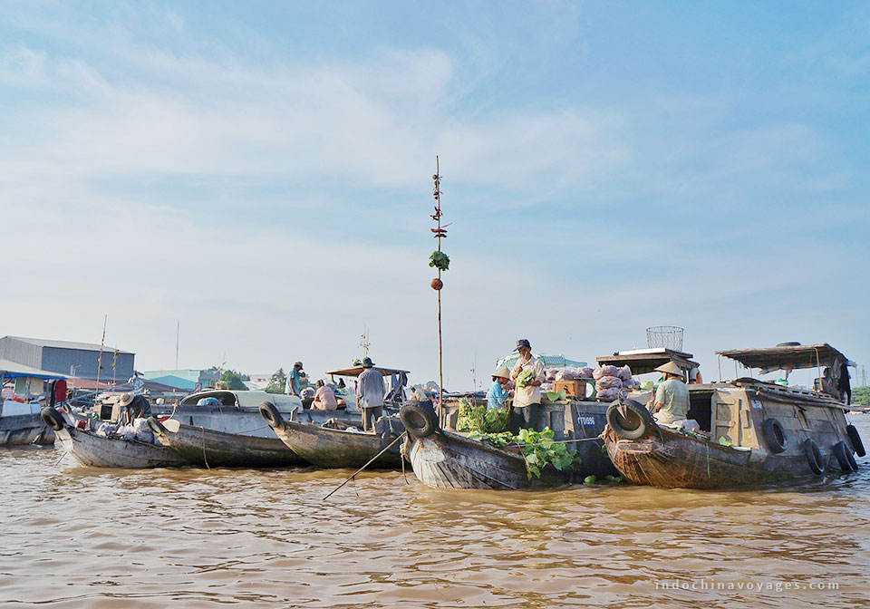 Boats on Mekong River