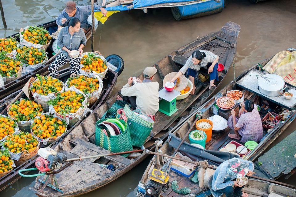 Mekong Delta Floating Market