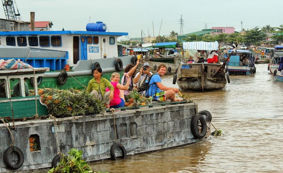 Mekong Delta floating market