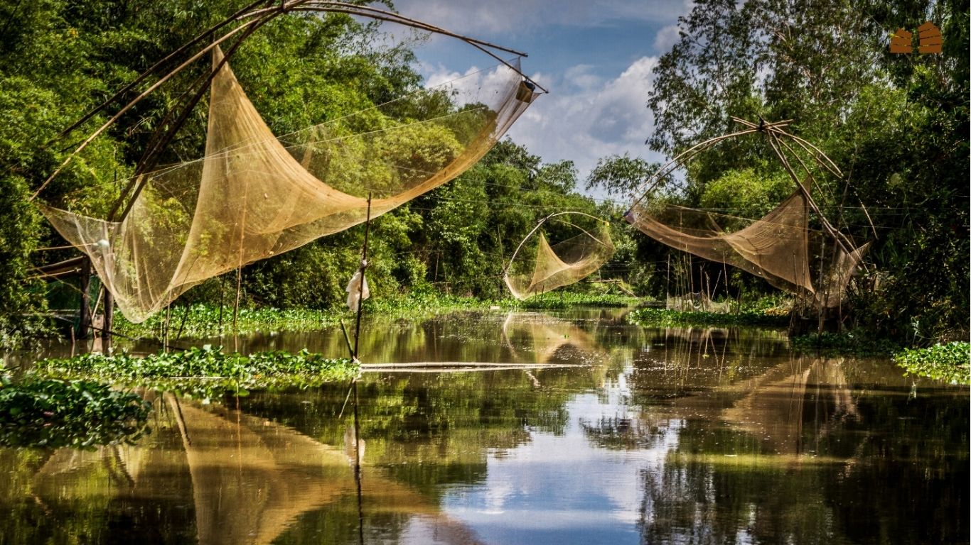 fishing excursion in the Mekong Delta
