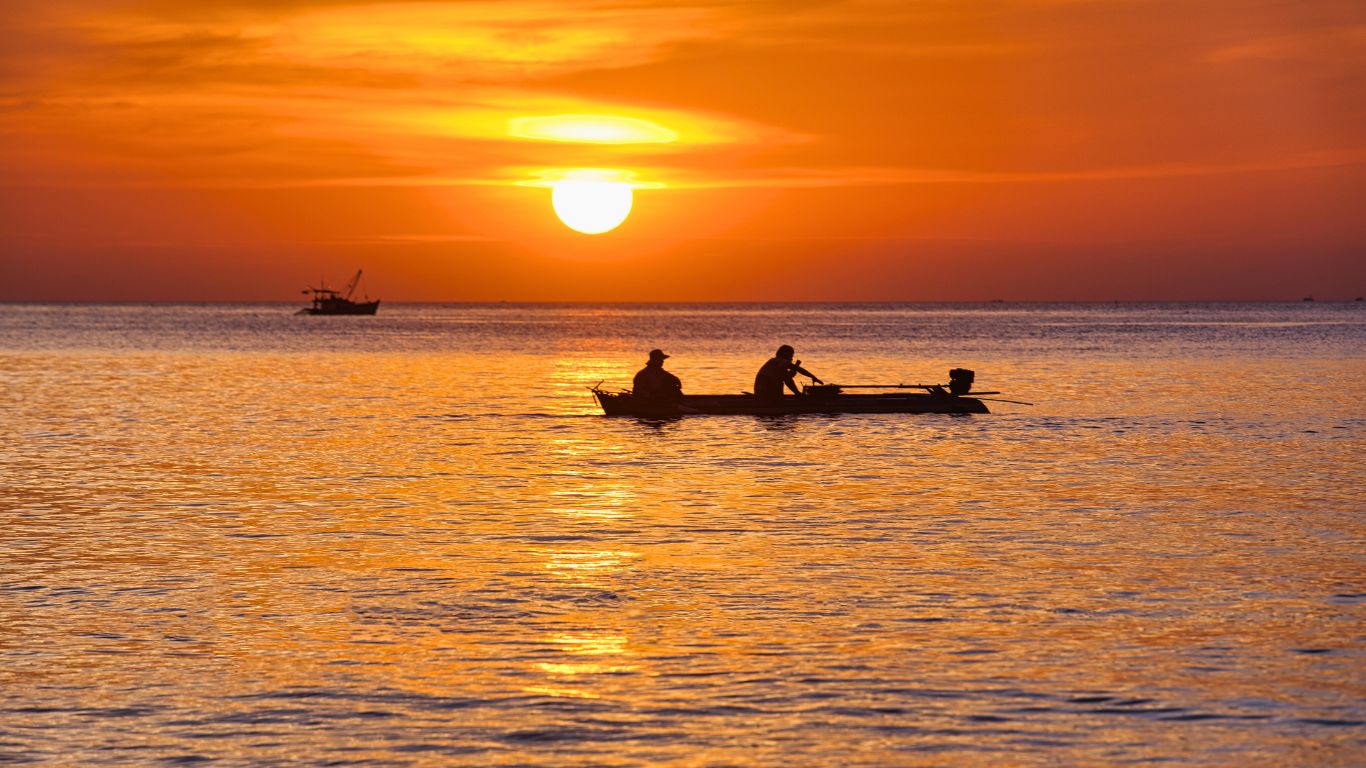 sunset on Phu Quoc island